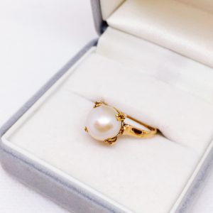 K18パールリング